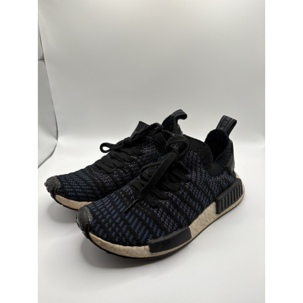 ADIDAS Boost NMD R1  Blue Flyknit Running WMN's Shoes Size 7 AC8326